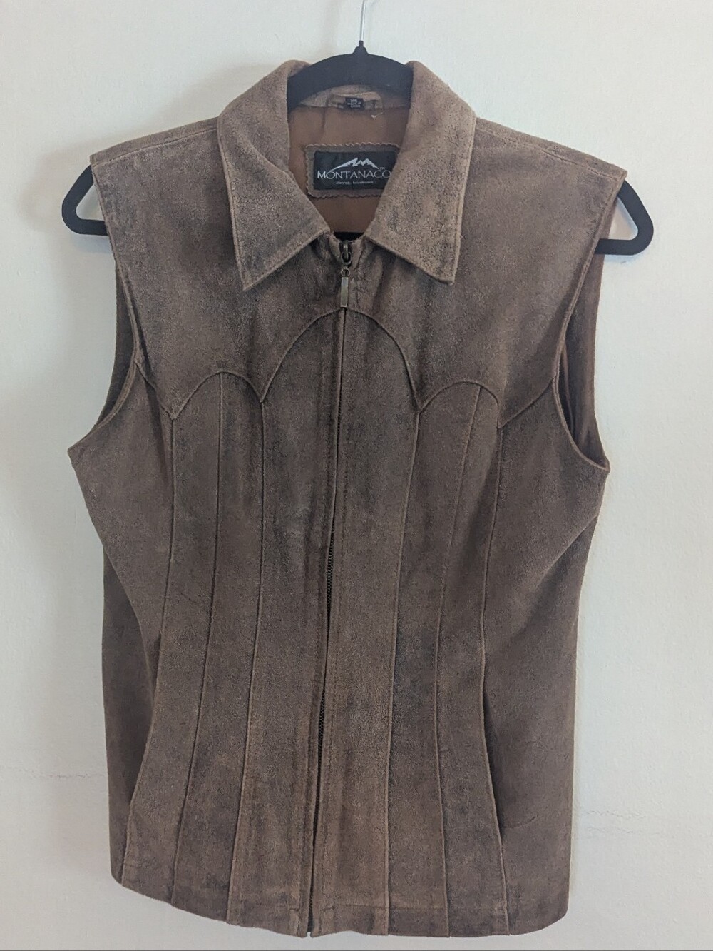 Montanaco Leather Suede Western Vest